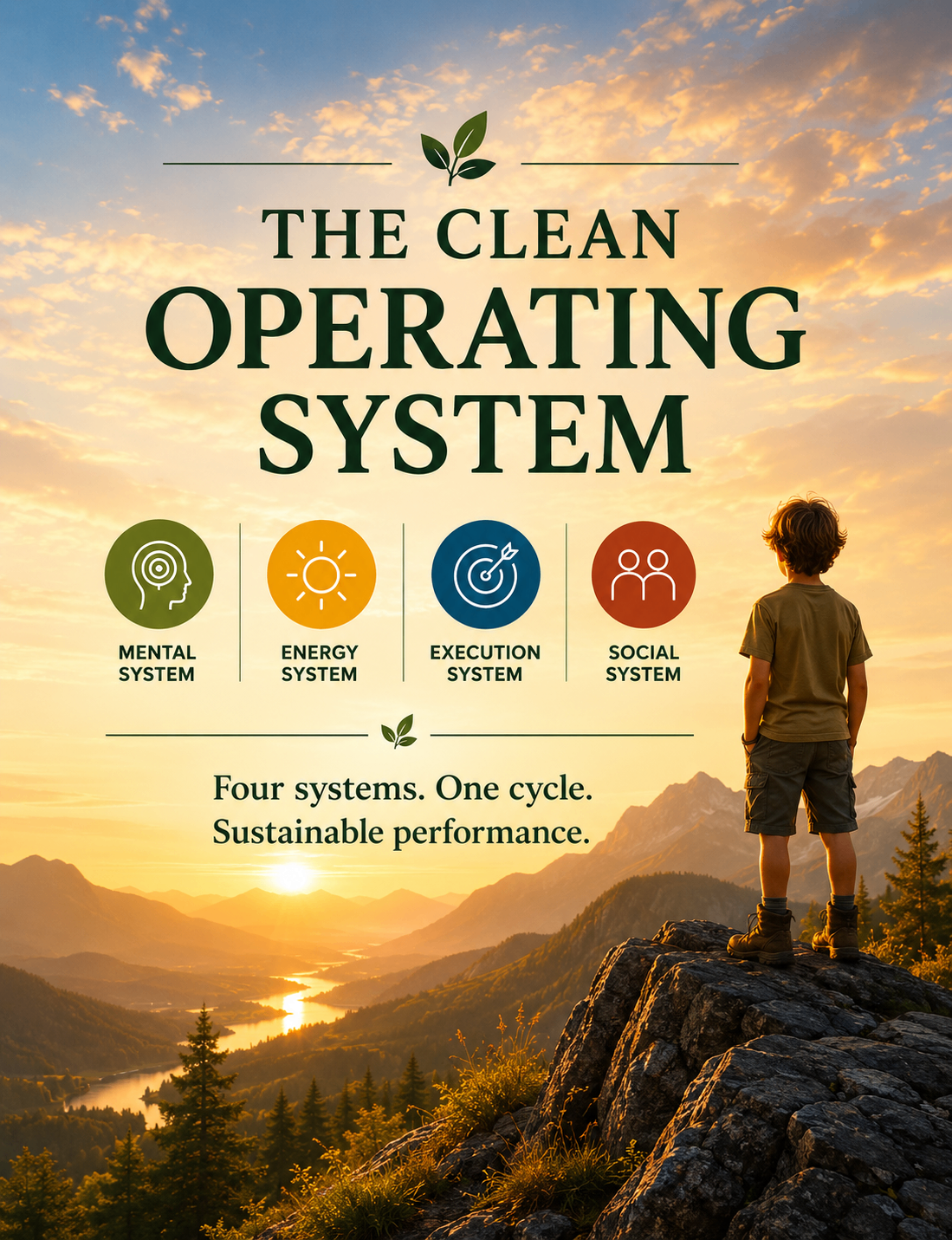 The Clean Operating System — Mental, Energy, Execution, and Social systems